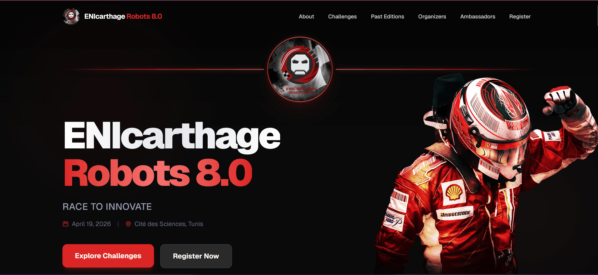 ENICarthage Robots website